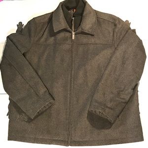 DOCKERS : NWOT Charcoal-Black XL Mens Jacket